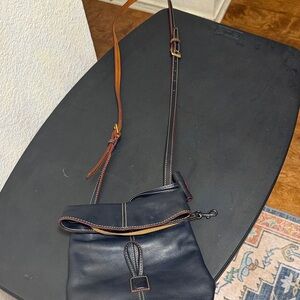 Elegant Black Leather Crossbody Bag